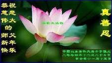 Image for article Des pratiquants de 176 endroits en Chine envoient leurs meilleurs voeux pour la Nouvelle Année à Maître Li – 1ère partie (extraits avec photos)