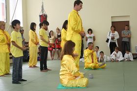 Image for article Moscou: Des pratiquants prennent part aux activités lors de la Journée de la ville de Moscou (Photos)