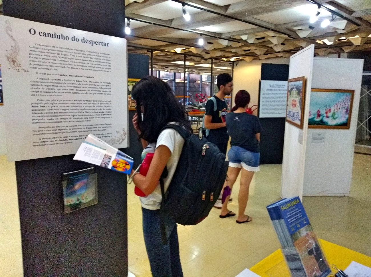 Image for article L’exposition internationale L’Art de Zhen Shan Ren présentée à l'université de Brasilia