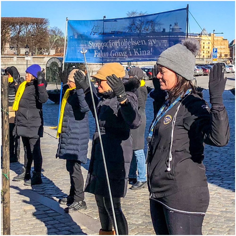 Image for article Suède : Une députée se joint à la pratique des exercices de Dafa