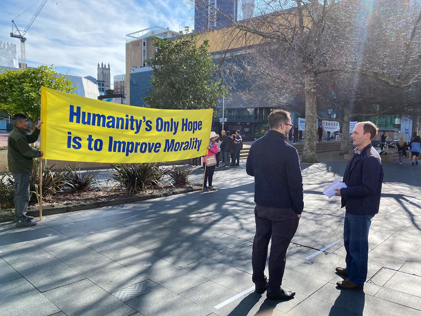 Image for article Nouvelle-Zélande : Un rassemblement organisé dans le centre d'Auckland