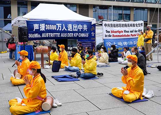 Image for article Francfort, Allemagne : Rassemblement célébrant plus de 360 millions de démissions du PCC et appel à la désintégration du Parti