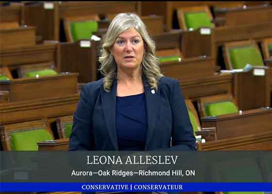 Image for article Une députée canadienne : « Nous sommes à court de temps pour protéger notre sécurité et notre avenir »