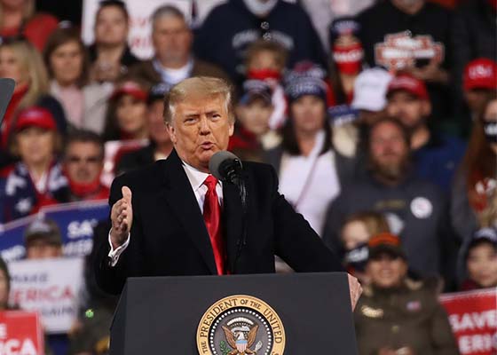 Image for article Face à la plus grande fraude électorale de l'histoire des États-Unis, Trump déclare que « ce n'est pas le moment de battre en retraite »