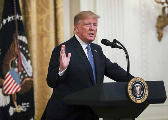 Image for article Lutte contre la fraude électorale : M. Trump s'engage à « continuer à aller de l'avant »