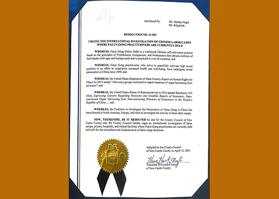 Image for article Delaware : Le conseil du comté de New Castle adopte à l'unanimité une résolution appelant à la fin de la persécution