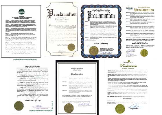 Image for article Texas : Sept villes proclament la Journée du Falun Dafa