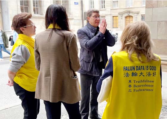 Image for article Le président du Conseil d’État de Genève : Votre cause est juste