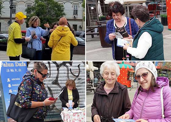 Image for article Roumanie : Les gens découvrent une voie pour raffiner l’esprit et le corps lors de la Journée mondiale du Falun Dafa