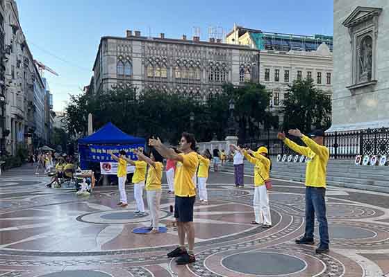 Image for article Hongrie : Des pratiquants organisent une série d’activités pour dénoncer la persécution du PCC