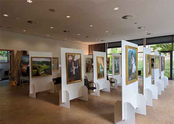 Image for article Cobourg, Allemagne : L’exposition sur L'Art de Zhen-Shan-Ren touche les cœurs